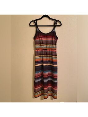 Athleta Dress Women’s Size XS Havana Striped Midi Sun Dress